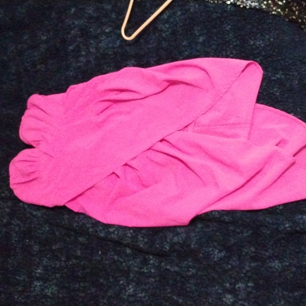 Hot pink dress